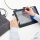 The Wacom One isn’t just for artists, it can also add pen-based annotation capabilities to device’s like laptops lacking a touchscreen.